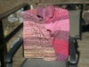 All The Pinks With a little Purple Shawl in Bam Huey
